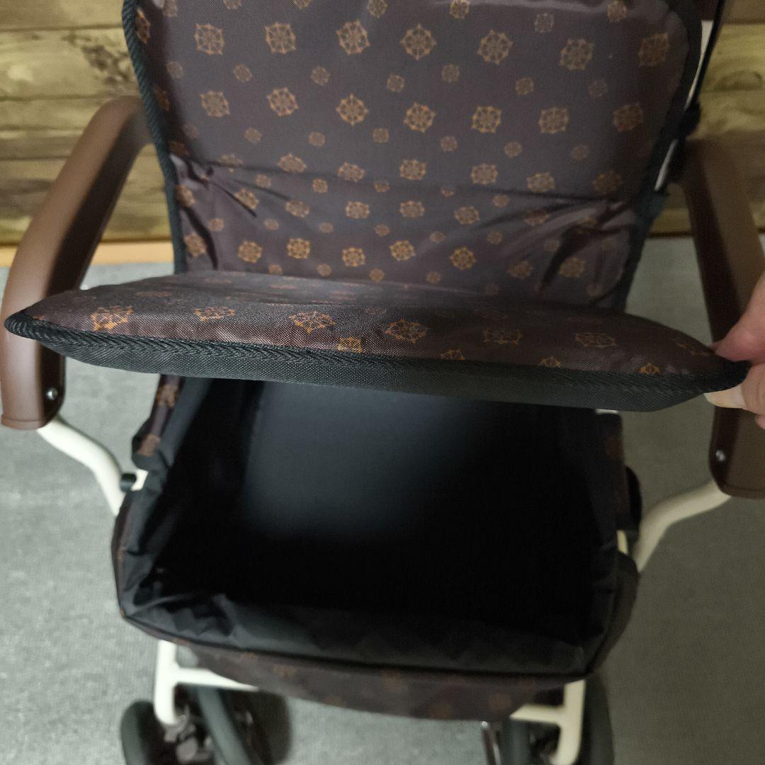 h*u様 幸和製作所 折りたたみ式シルバーカー ブラウン系 美品