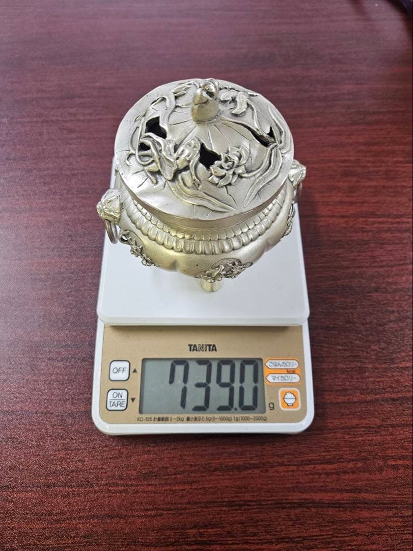 香炉　銀製