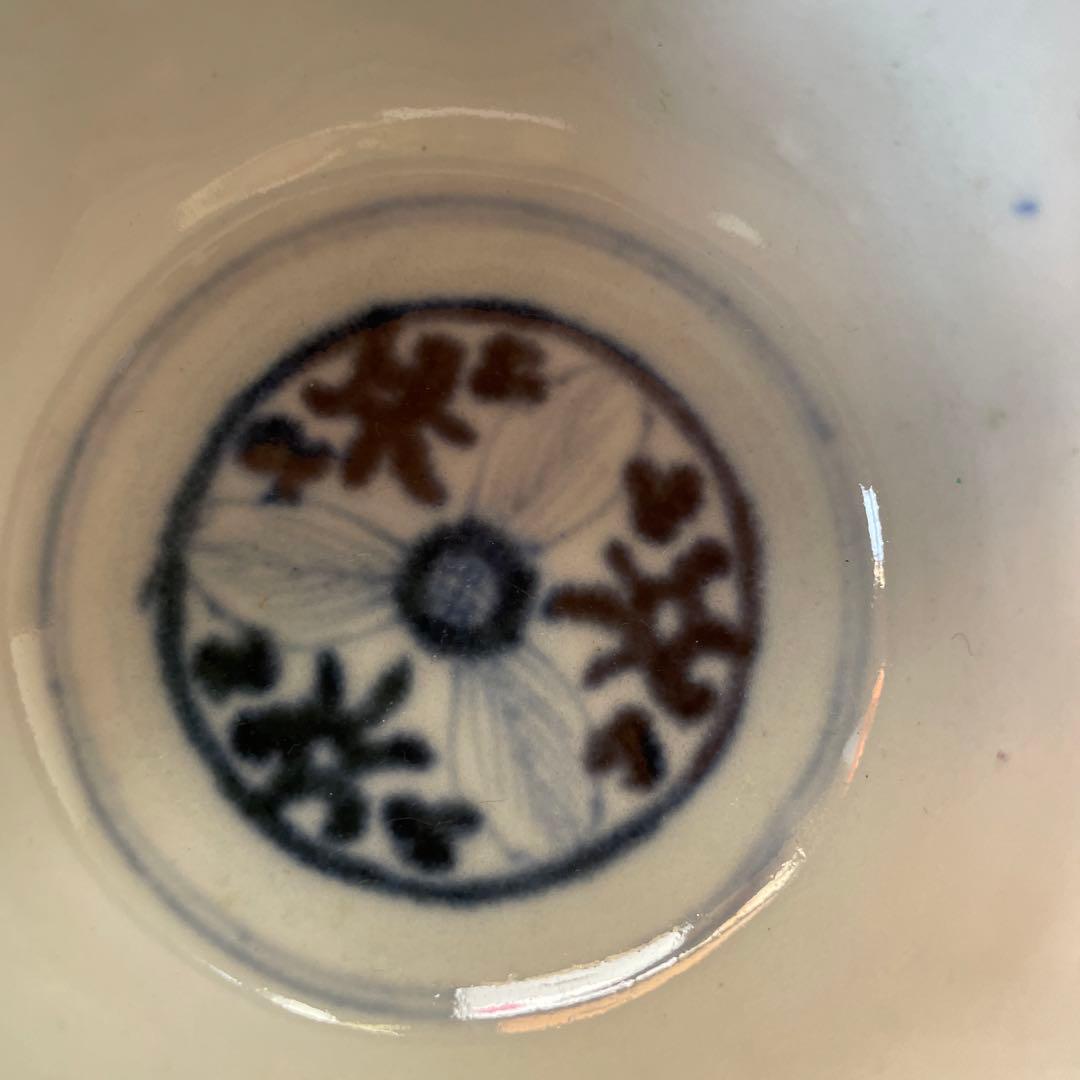 古伊万里　金彩　色絵　湯呑み茶碗　2客