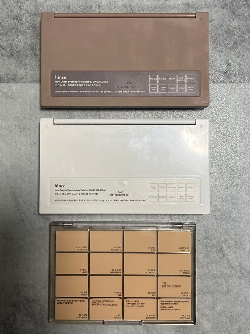 hince wakemake Laka 韓国コスメセット アイシャドウ