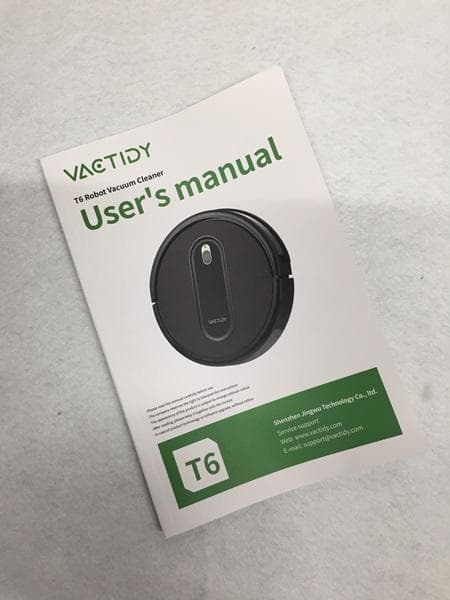 Ｙ【ジャンク品】VAGTIDY Nimble T6 パラメータ ロボット掃除機