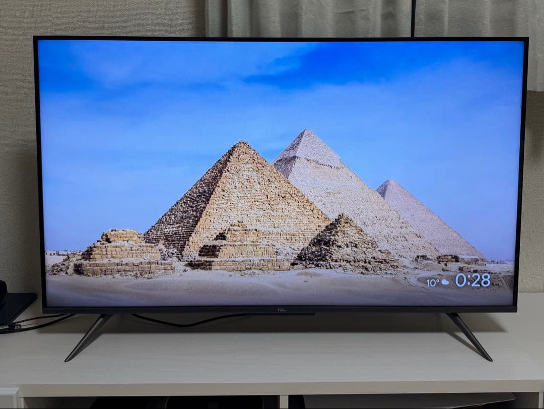 【送料込み】TCL 量子ドット4K液晶テレビ　43インチ 【美品】