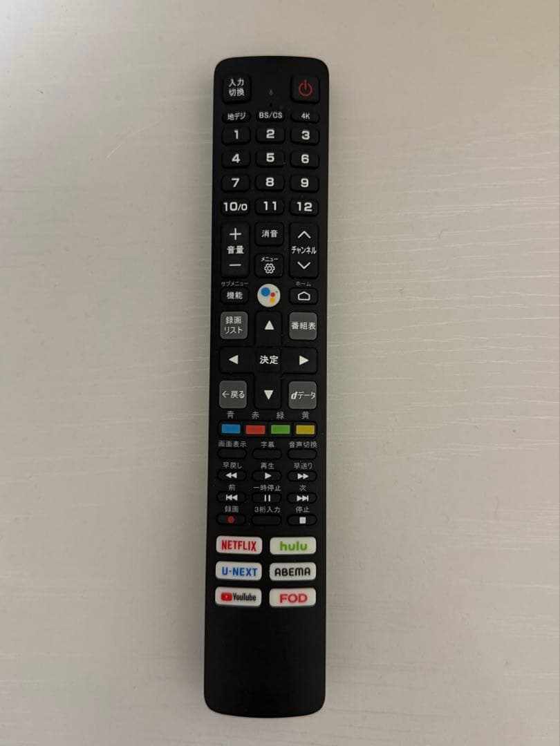 【送料込み】TCL 量子ドット4K液晶テレビ　43インチ 【美品】