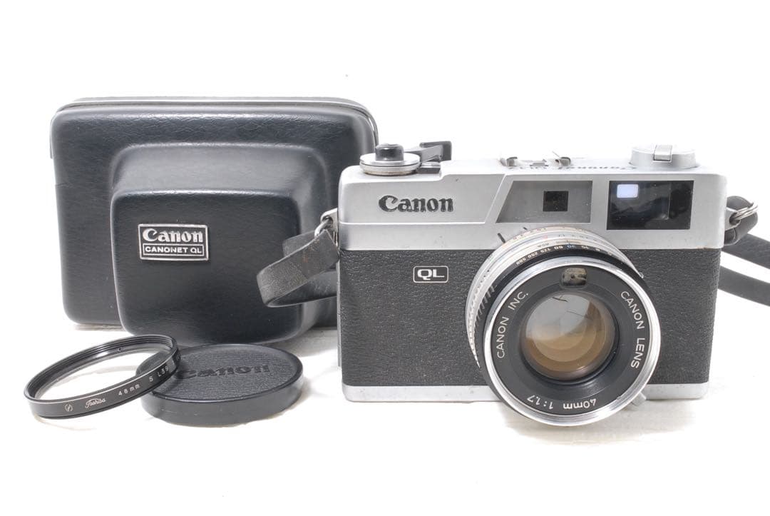 【希少・ケース付】Canon Canonet QL17 レンジファインダーカメラ
