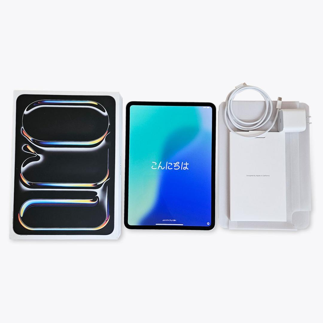 超美品 iPad Pro M4 11インチ 256GB WiFi 全付属品有 銀