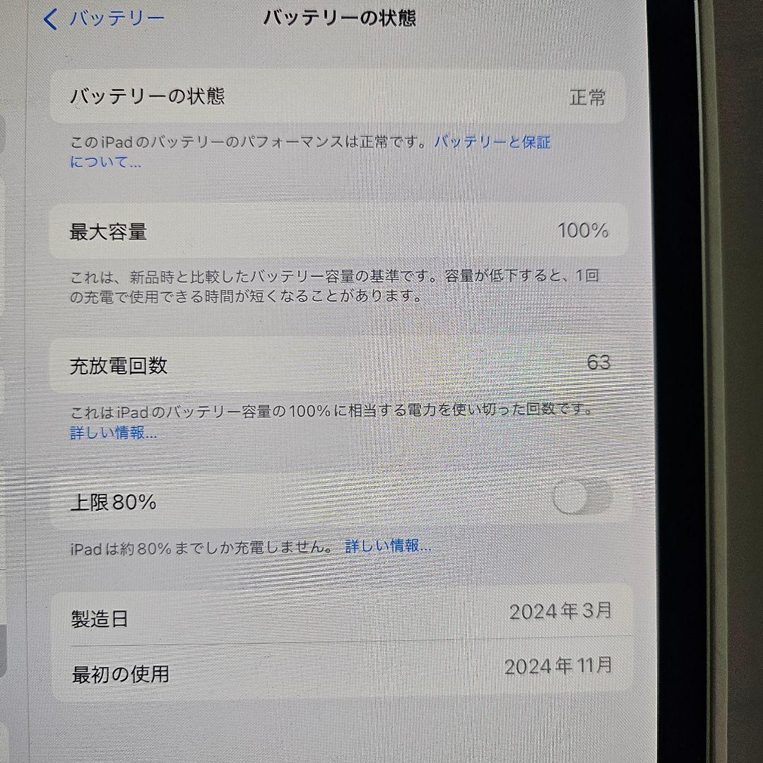 超美品 iPad Pro M4 11インチ 256GB WiFi 全付属品有 銀