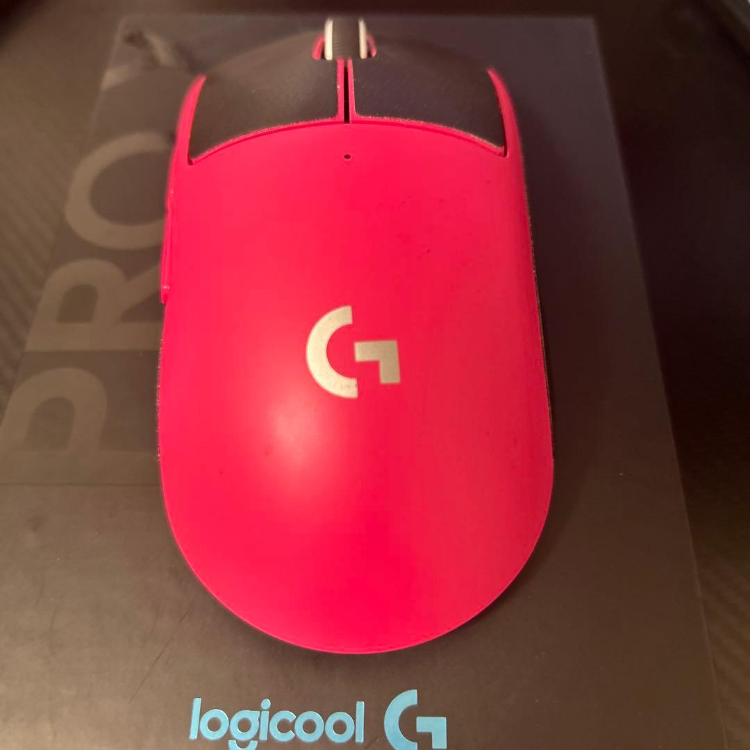 【のん】logicool G PRO X SUPERLIGHT ピンク