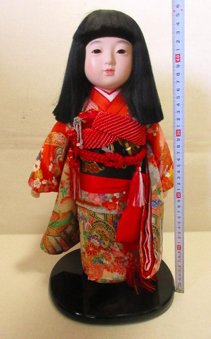 市松人形４ 作者名・落款等未確認 中古人形 日本人形 伝統的日本美術工芸
