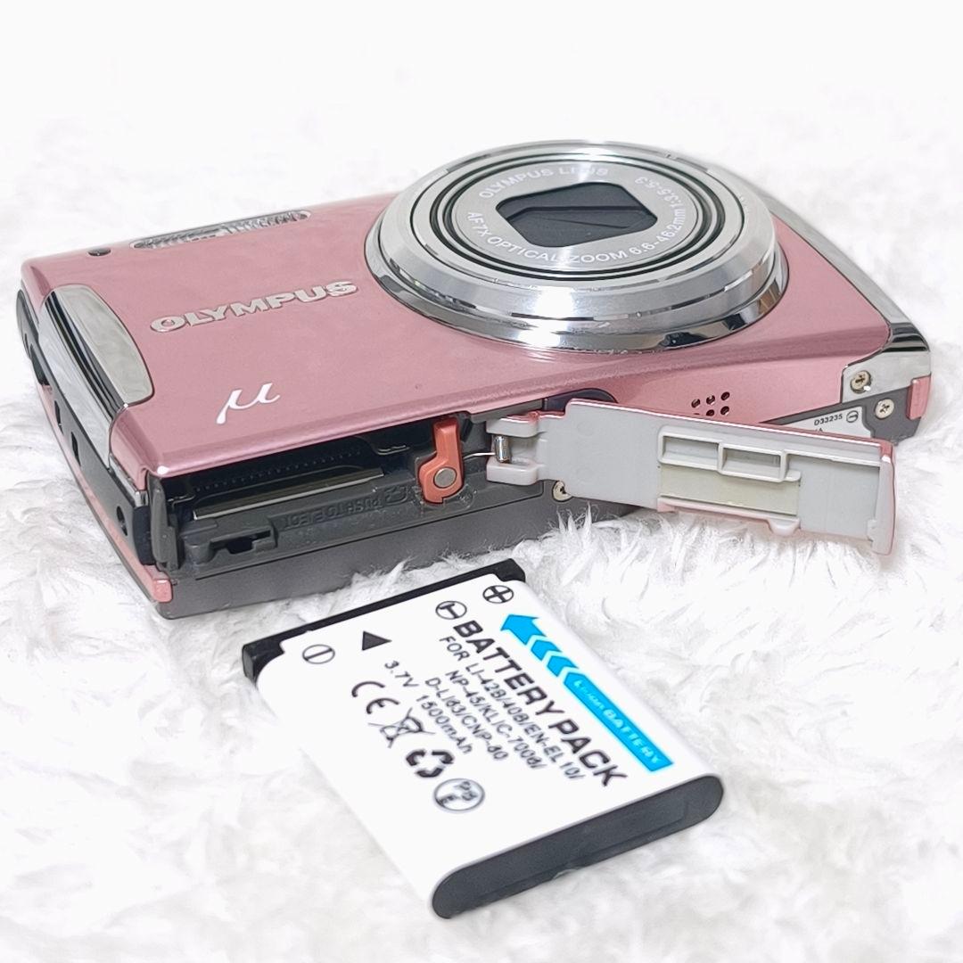 美品✨ OLYMPUS μ1060 ピンク オールドコンデジ