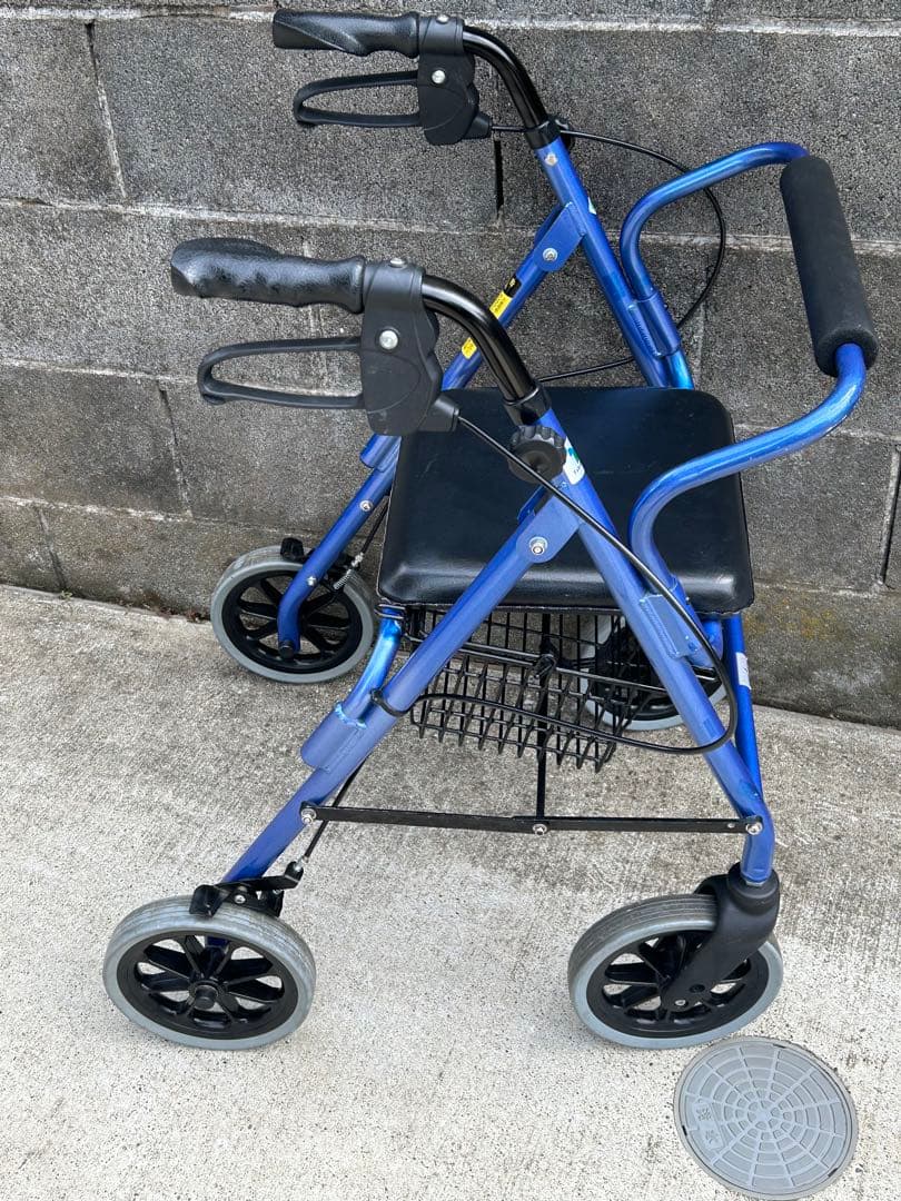 竹虎 ハッピーⅱNB シルバーカー 介護 歩行補助 歩行器 歩行車
