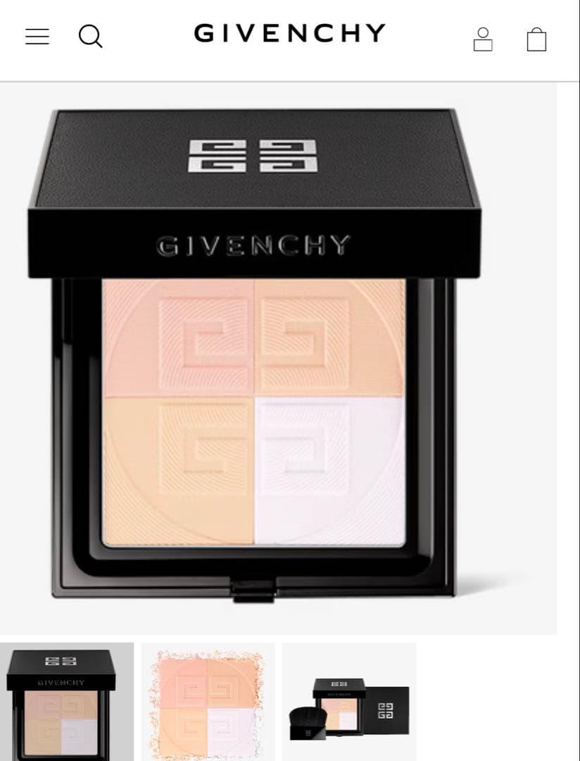 【ほぼ未使用】ジバンシイ　GIVENCHY プリズム・リーブル・プレストパウダー
