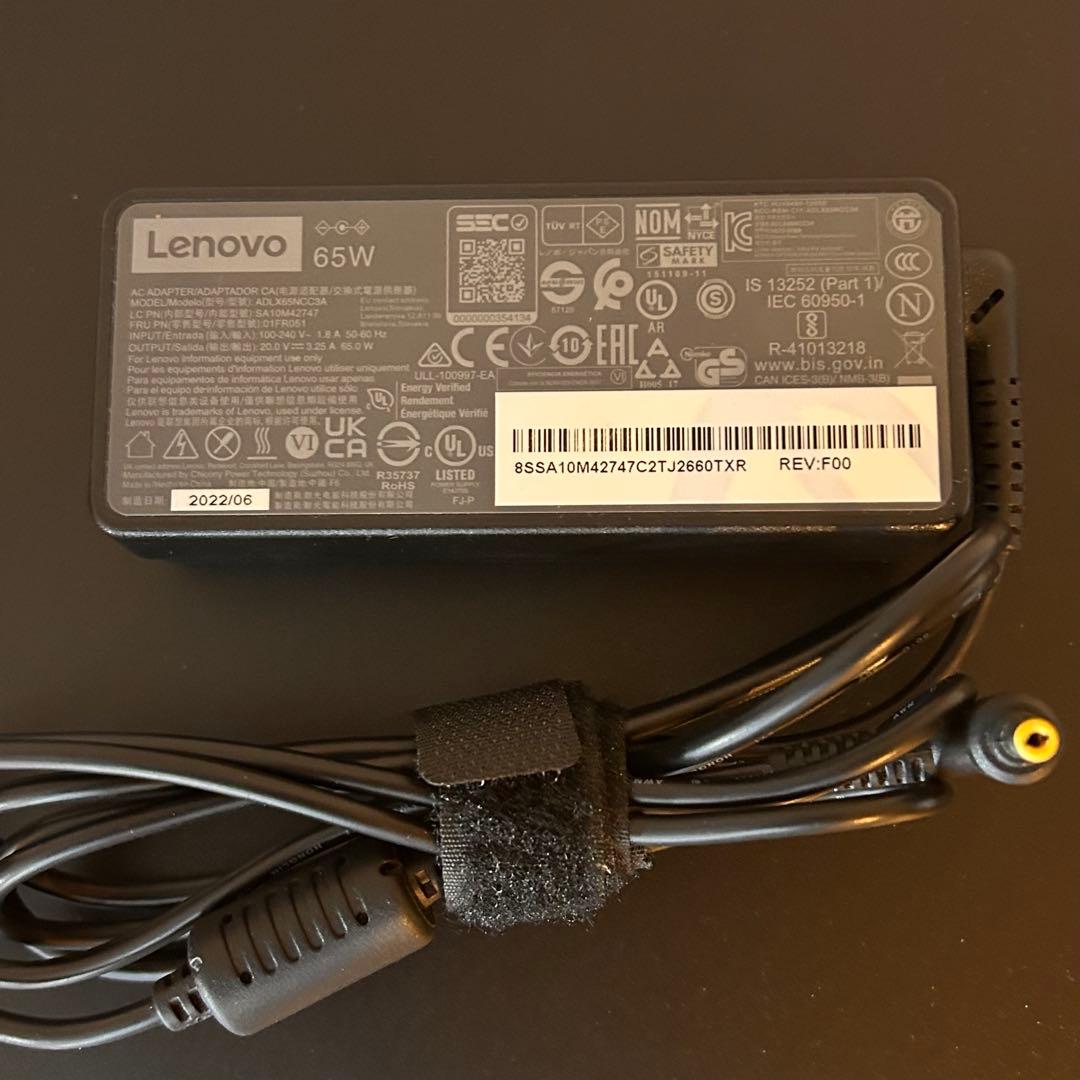 【極美品】ThinkPad Ryzen5 5500U 8G SSDWin11鞄付