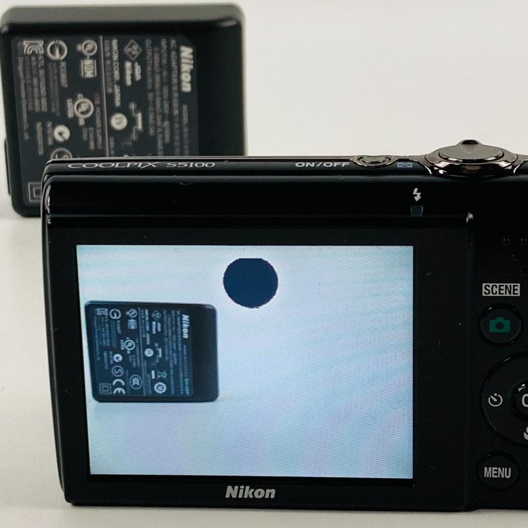 Nikon COOLPIX S5100 ブラック 付属品完備 デジカメ コンデジ