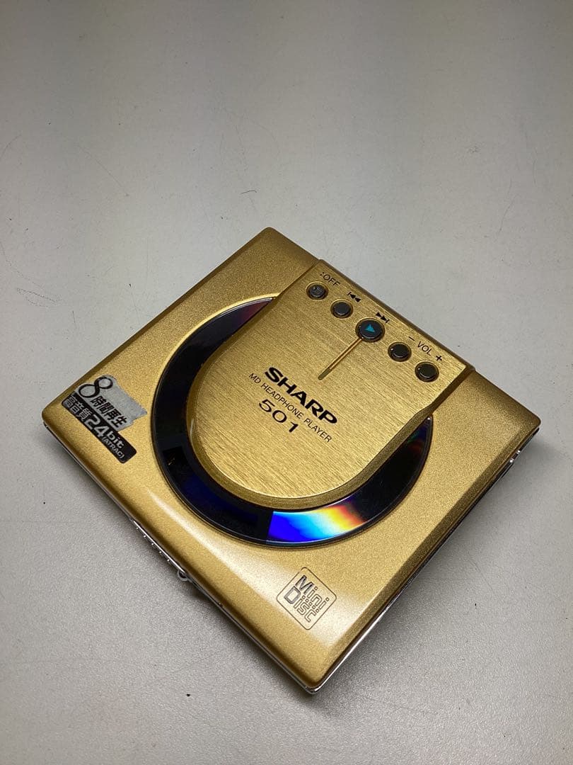 d*9様 SHARP MDヘッドフォンプレーヤー501 ゴールド
