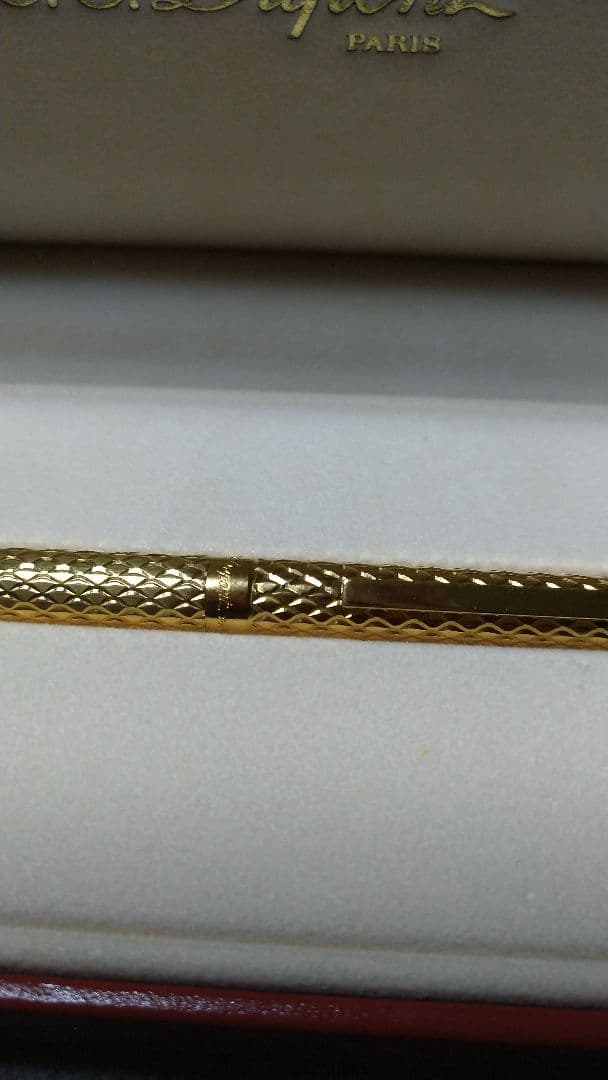 S.T. Dupont ゴールドボールペン 専用ケース付き