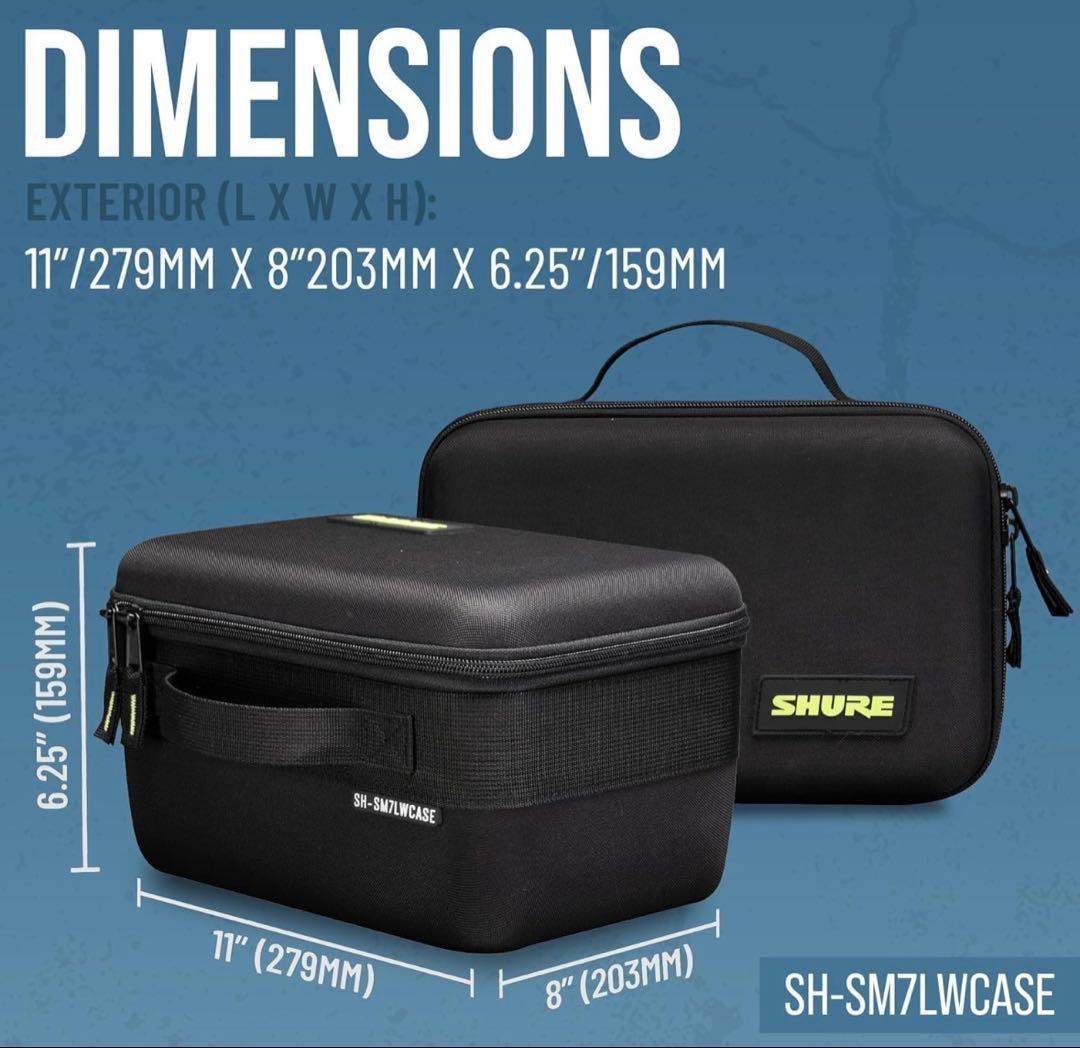 SHURE SH-SM7LWCASE SM7シリーズ専用マイクケース
