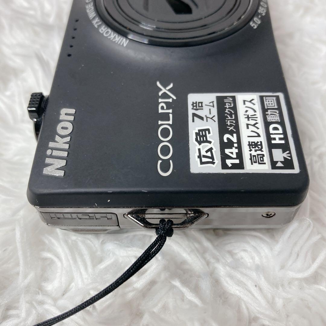 Nikon COOLPIX S6000 デジカメ ブラック ニコン クールピクス