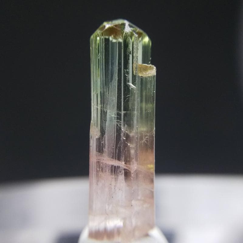 353 バイカラー トルマリン コンゴ産 結晶 原石