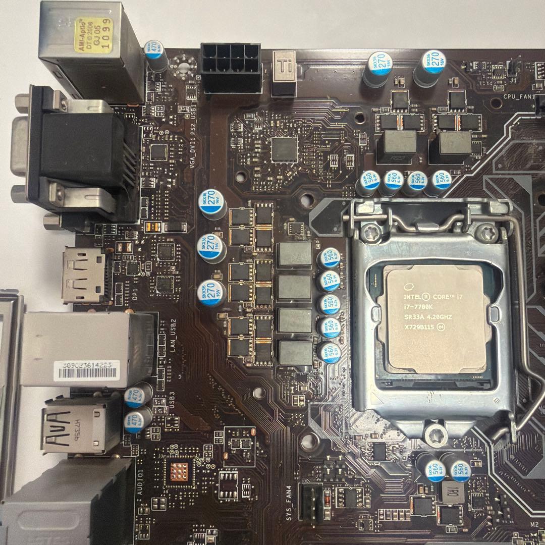 MSI Z270-S01A マザーボード ジャンク品 中古品