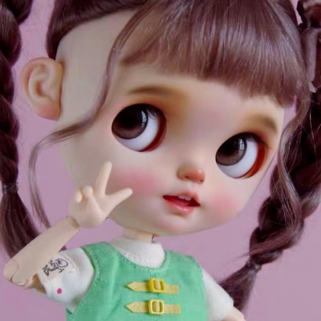 作家様カスタムブライス 人形 かわいい フルセット 元気 笑顔ちゃん
