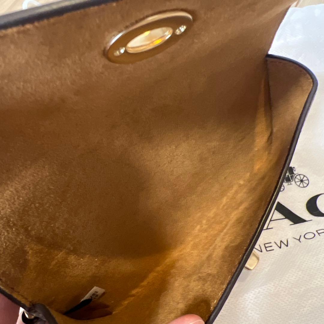 【美品】COACH ブラウン メガネケース