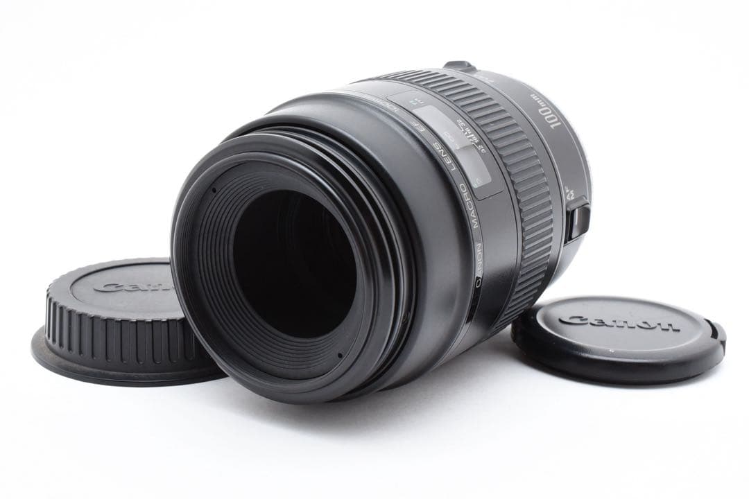 美品 Canon EF100mm F2.8 MACRO 中望遠マクロレンズ