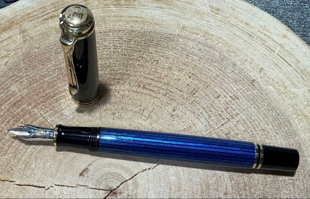 ペリカン Pelikan スーベレーン M400 ブルー縞 万年筆 M