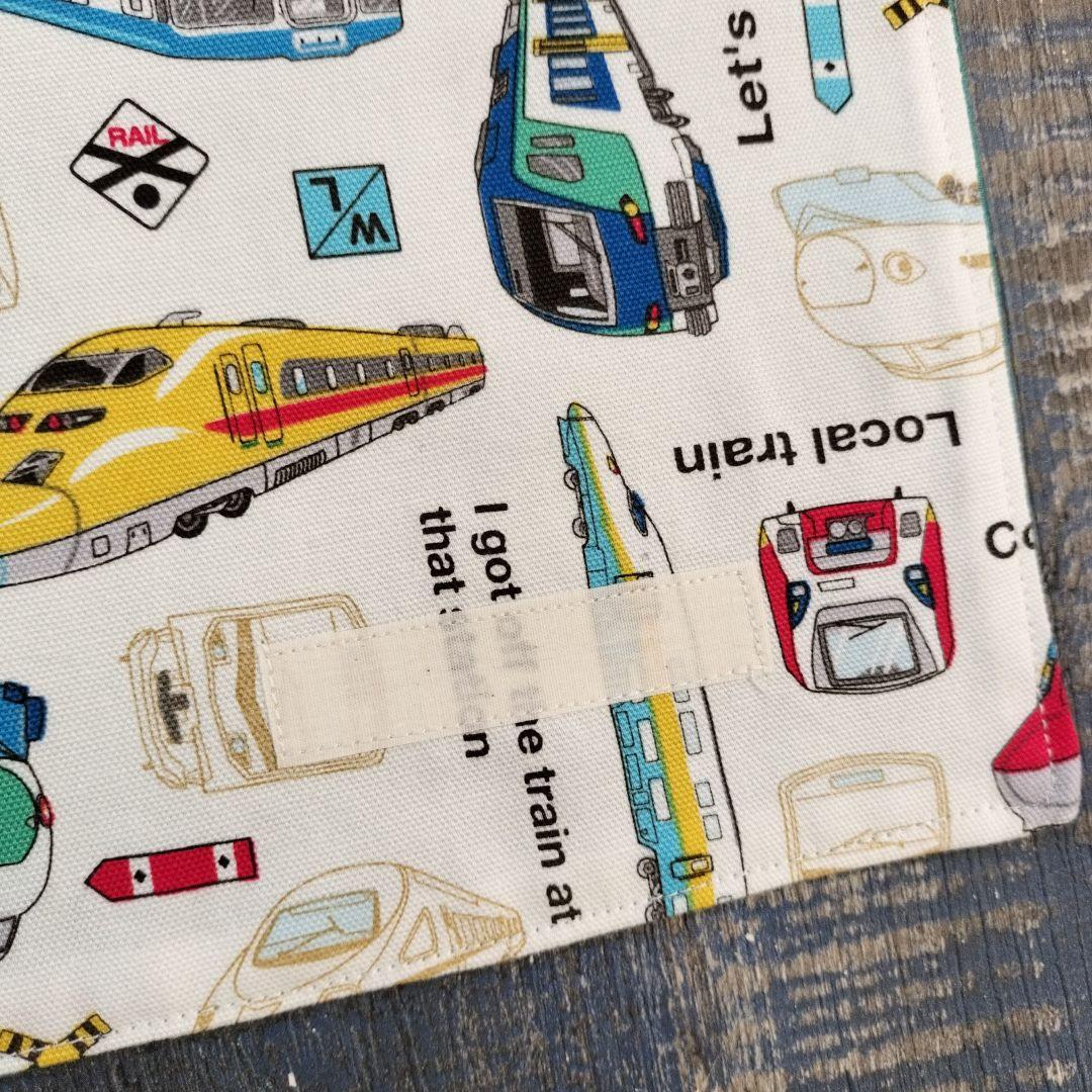 レモン様　オーダー専用☆お弁当袋とランチョンマット新幹線と在来線ウィローグリーン