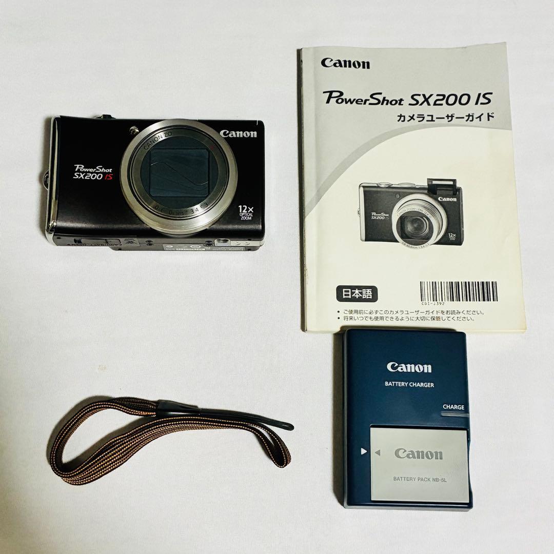 【動作確認済み】Canon PowerShot SX200 IS デジタルカメラ