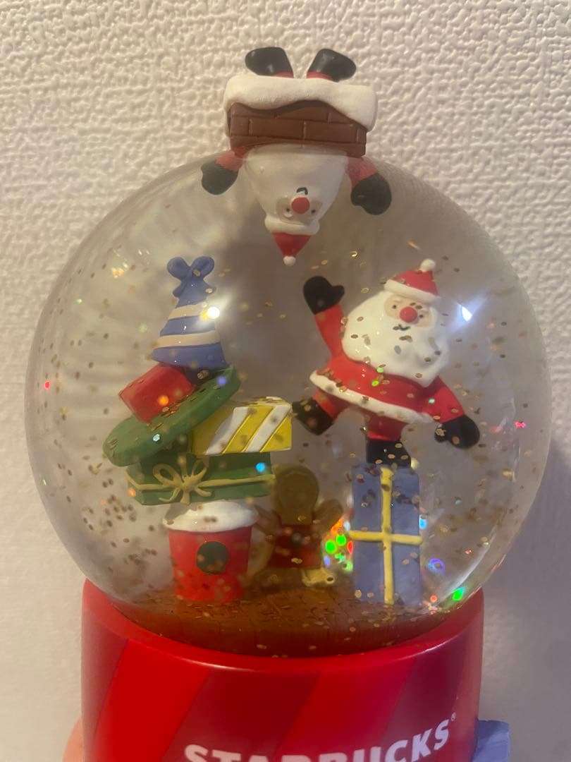 スターバックス クリスマス 2019 スノードーム ギフト　新品 スタバ