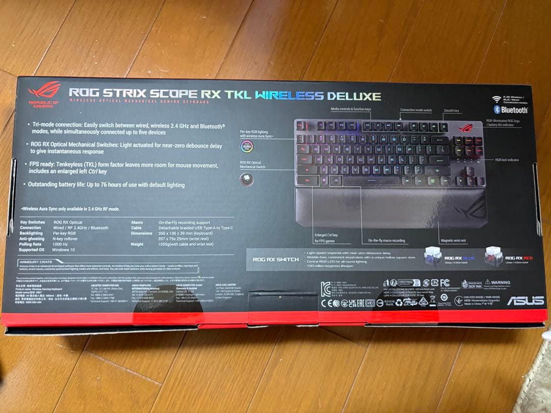 キーボード ROG STRIX SCOPE RX TKL WIRELESS DELUXE
