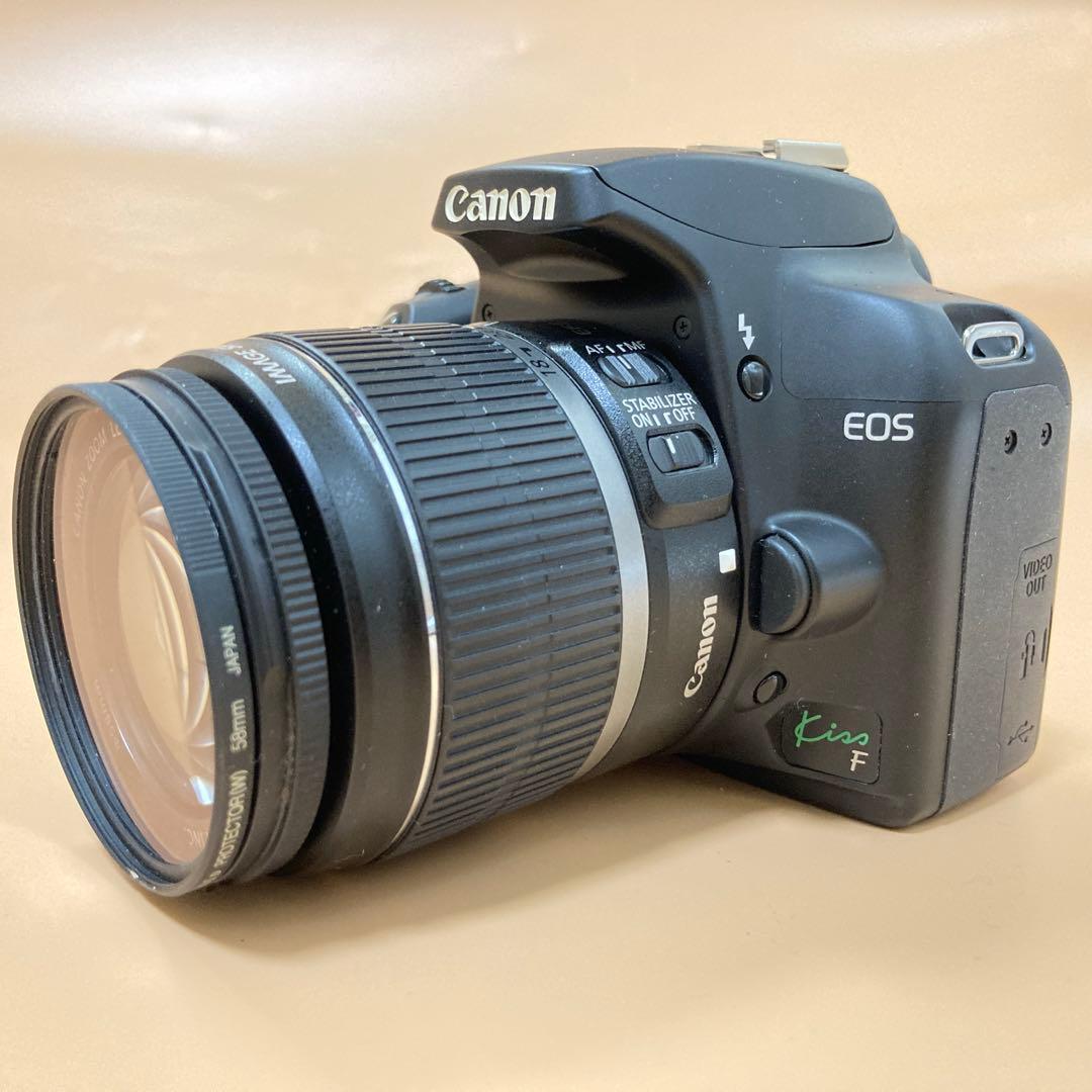 スマホ転送OK Canon eos kiss Fレンズキット SDカード付き