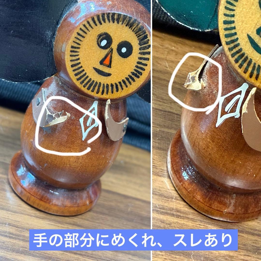 激レア‼️ソビエト　アンティーク　木製チェブラーシカの置物　現状