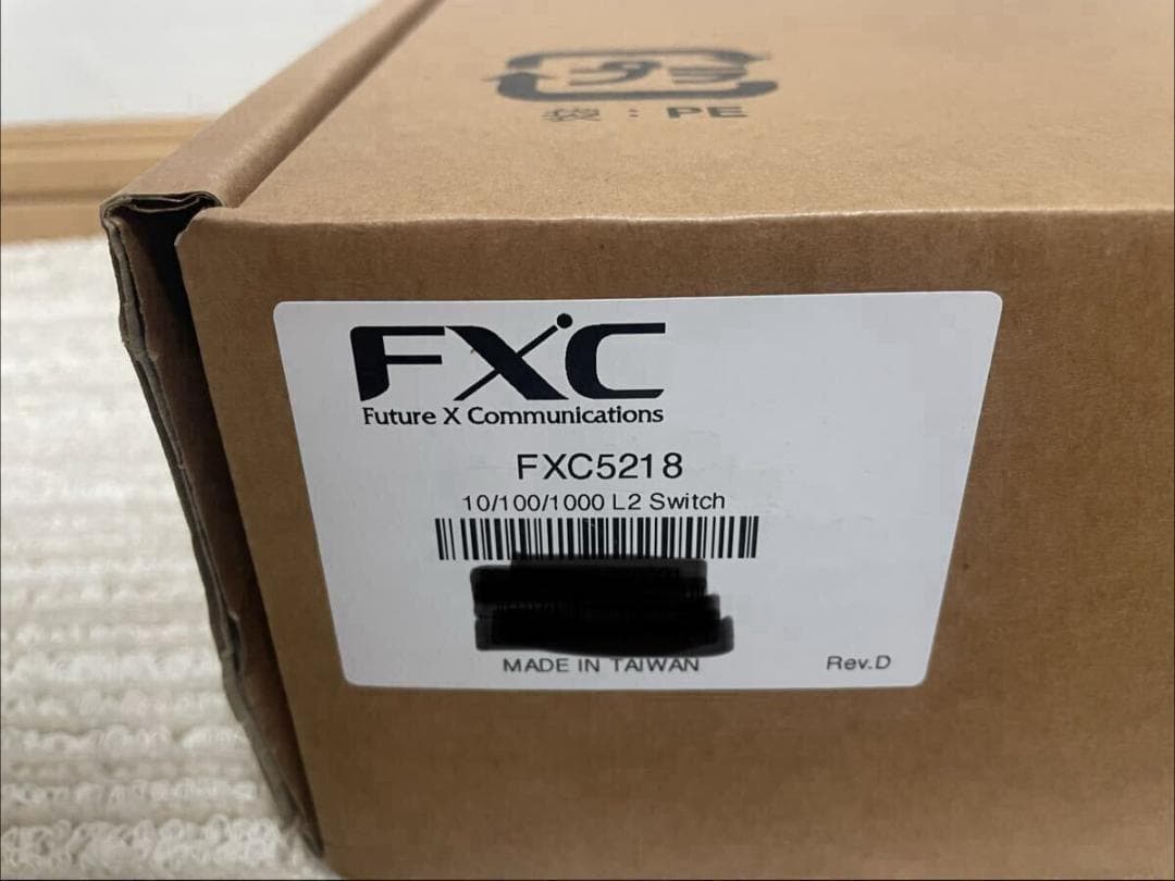 未使用 FXC5218 16ポート 1000Mbps 管理機能付スイッチ SW