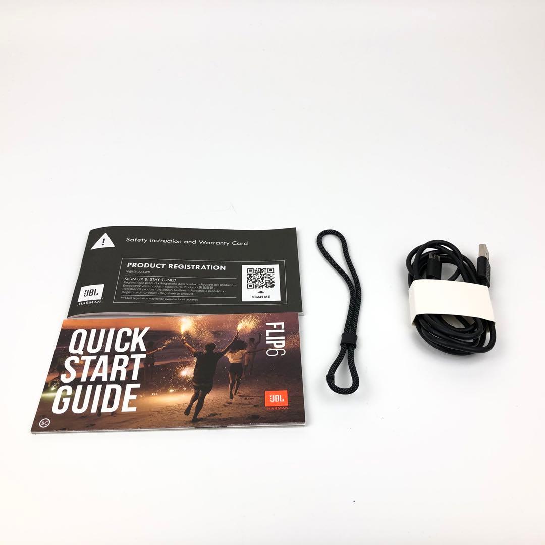 極美品 JBL FLIP6 JBLFLIP6BLK Bluetooth 黒
