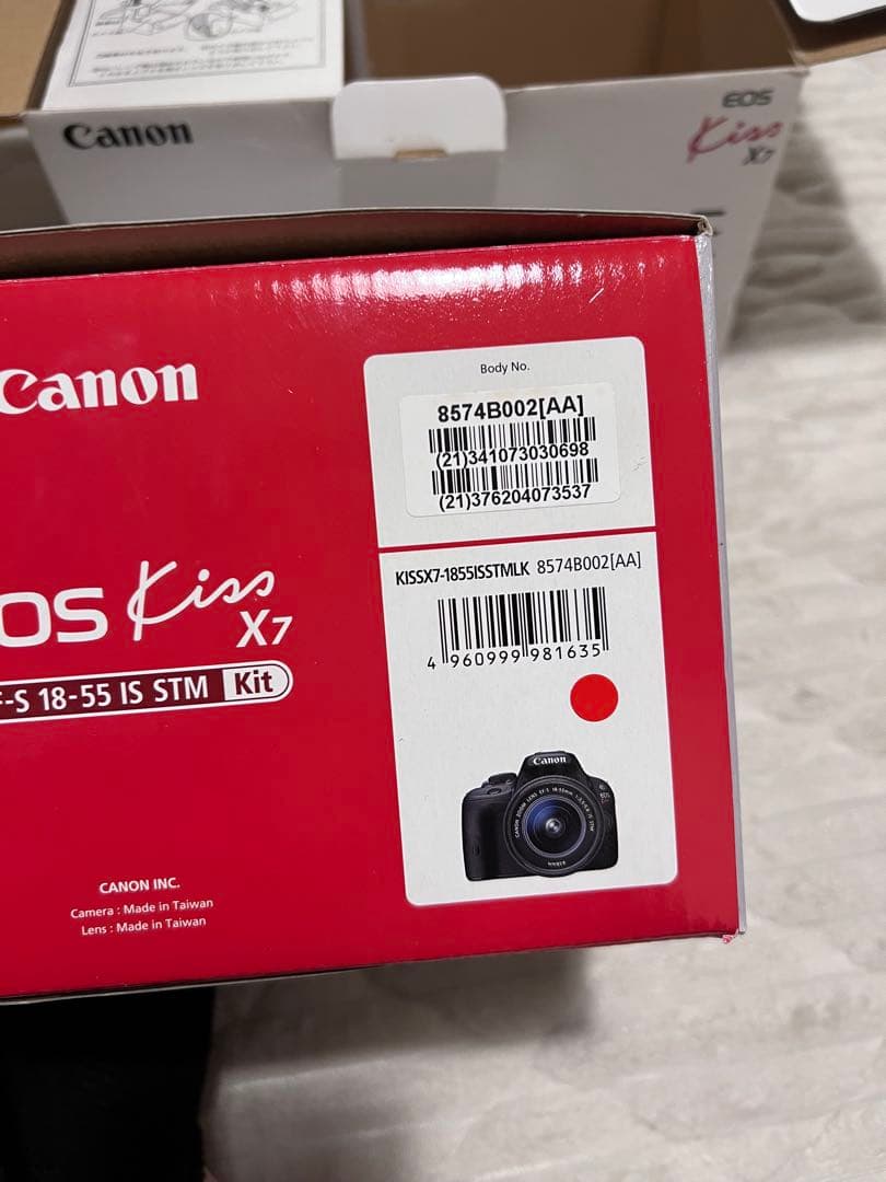 Canon EOS kiss X7 ダブルズームキット 一眼レフカメラ　セット
