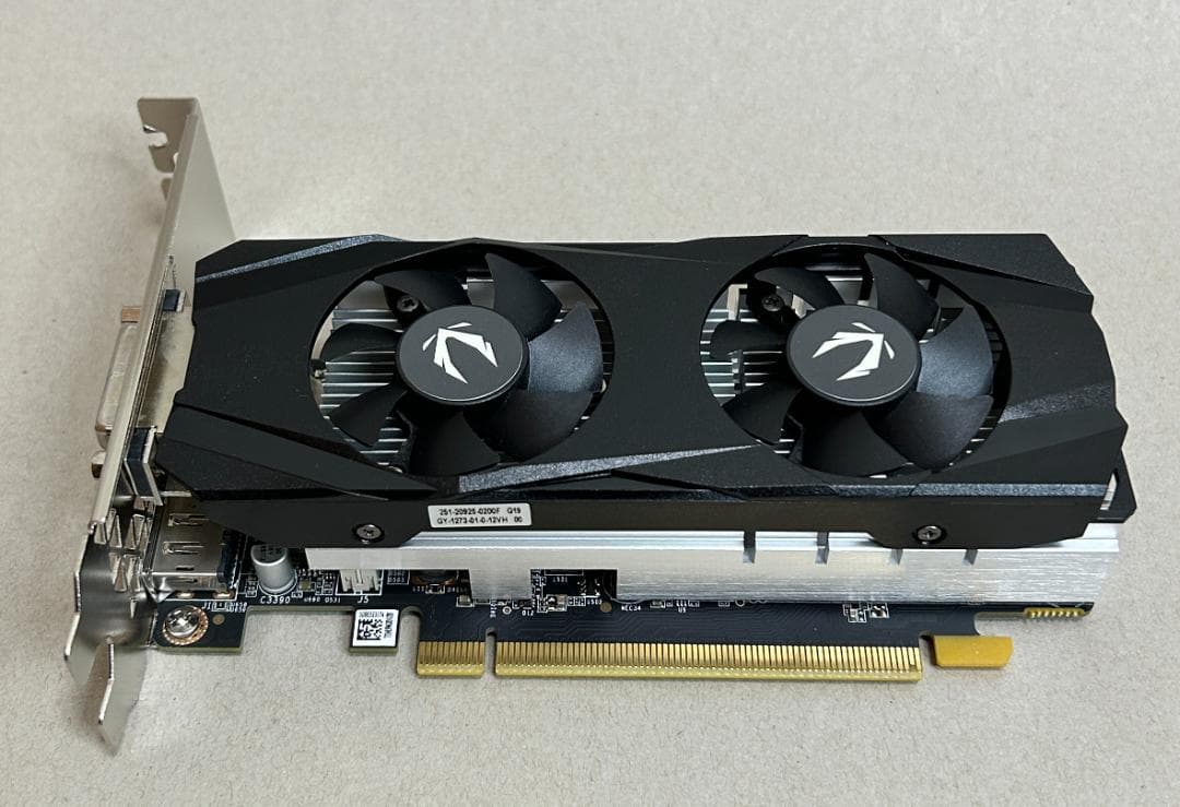 【美品】Nvidia GTX 1650 ロープロ対応 GDDR6 4GB