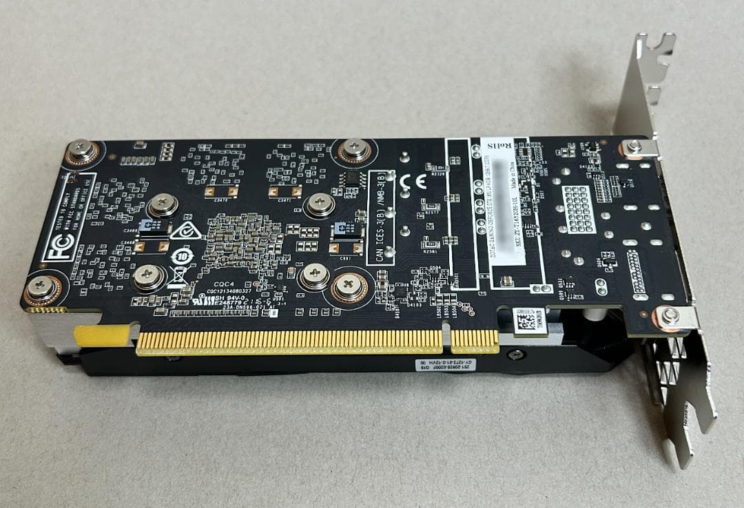 【美品】Nvidia GTX 1650 ロープロ対応 GDDR6 4GB