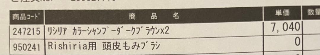 4個セット＋ボトル　白髪染めシャンプー　リシリアフル