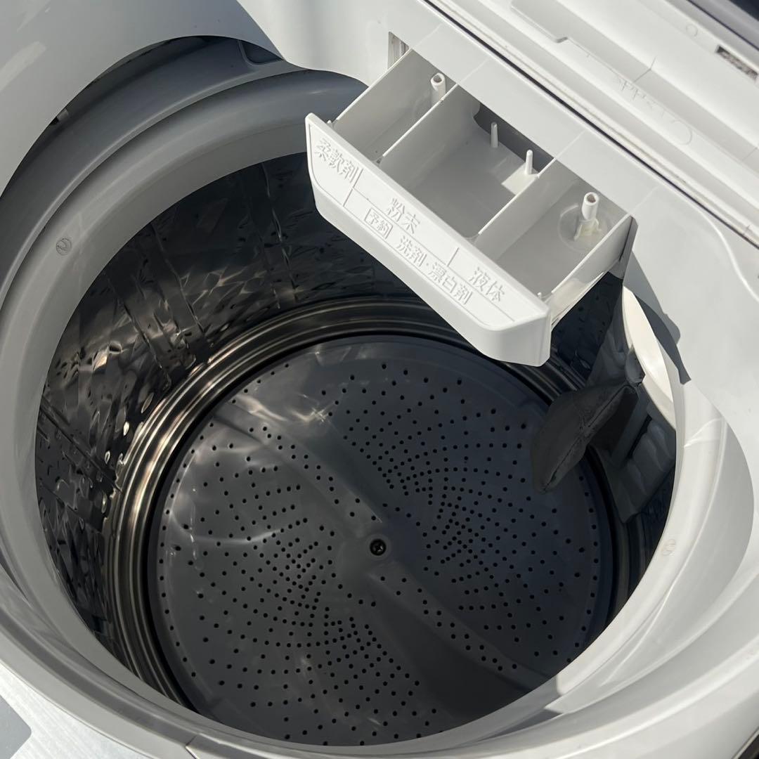 配送設置無料　SHARP 乾燥付洗濯機　8.0kg 風乾燥4.0kg 大容量