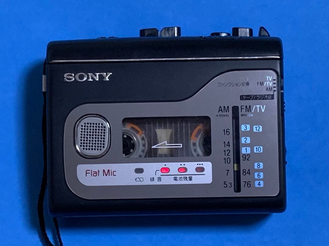 ソニーTCM-F48カセットレコーダー動作良好