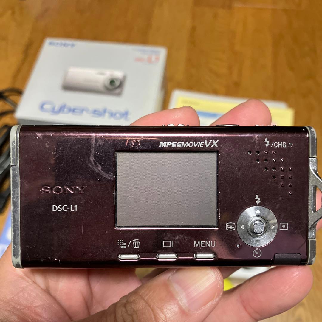 中古SONYサイバーショットDSC-L1（ワインレッド）