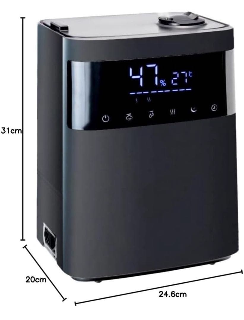 即日発送❣️ ハイブリッド式加湿器 KSH-MX602-BK MAXZEN