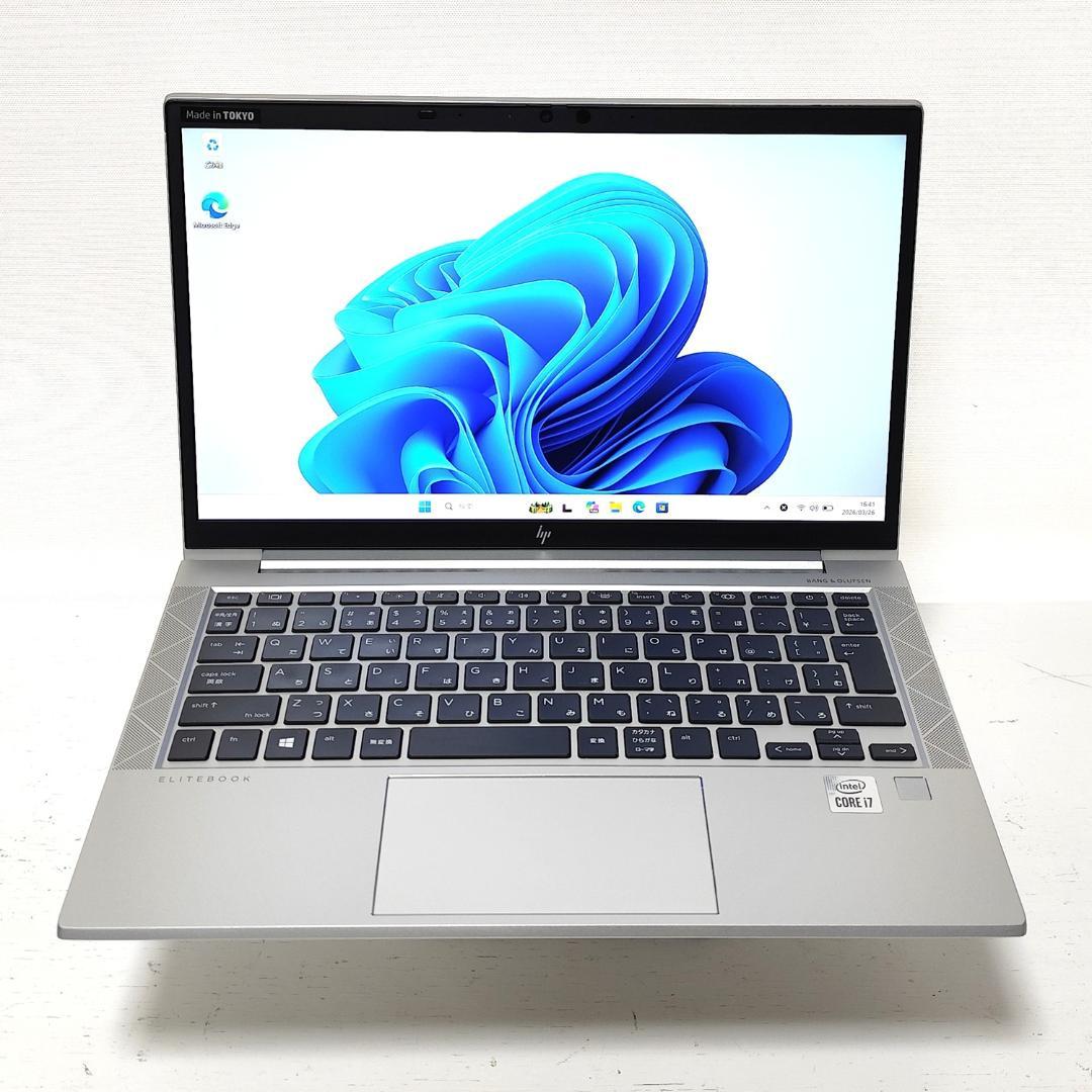 【美品】HP EliteBook/第10世代i7/16GB/Office搭載