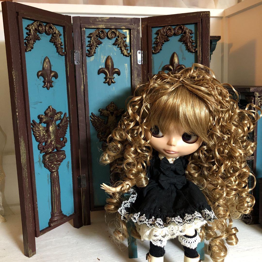 ちゃあちゃん様❤️専用  アンティーク調　ブライス　３連パーテーション