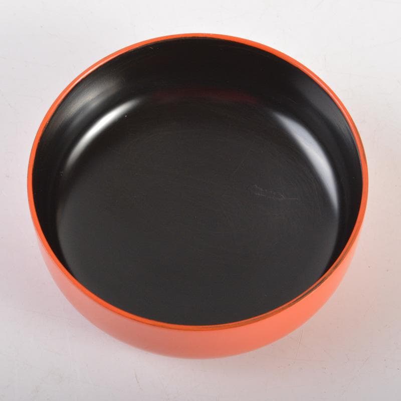 茶道具　朱塗　棗　時代箱付　V　6302