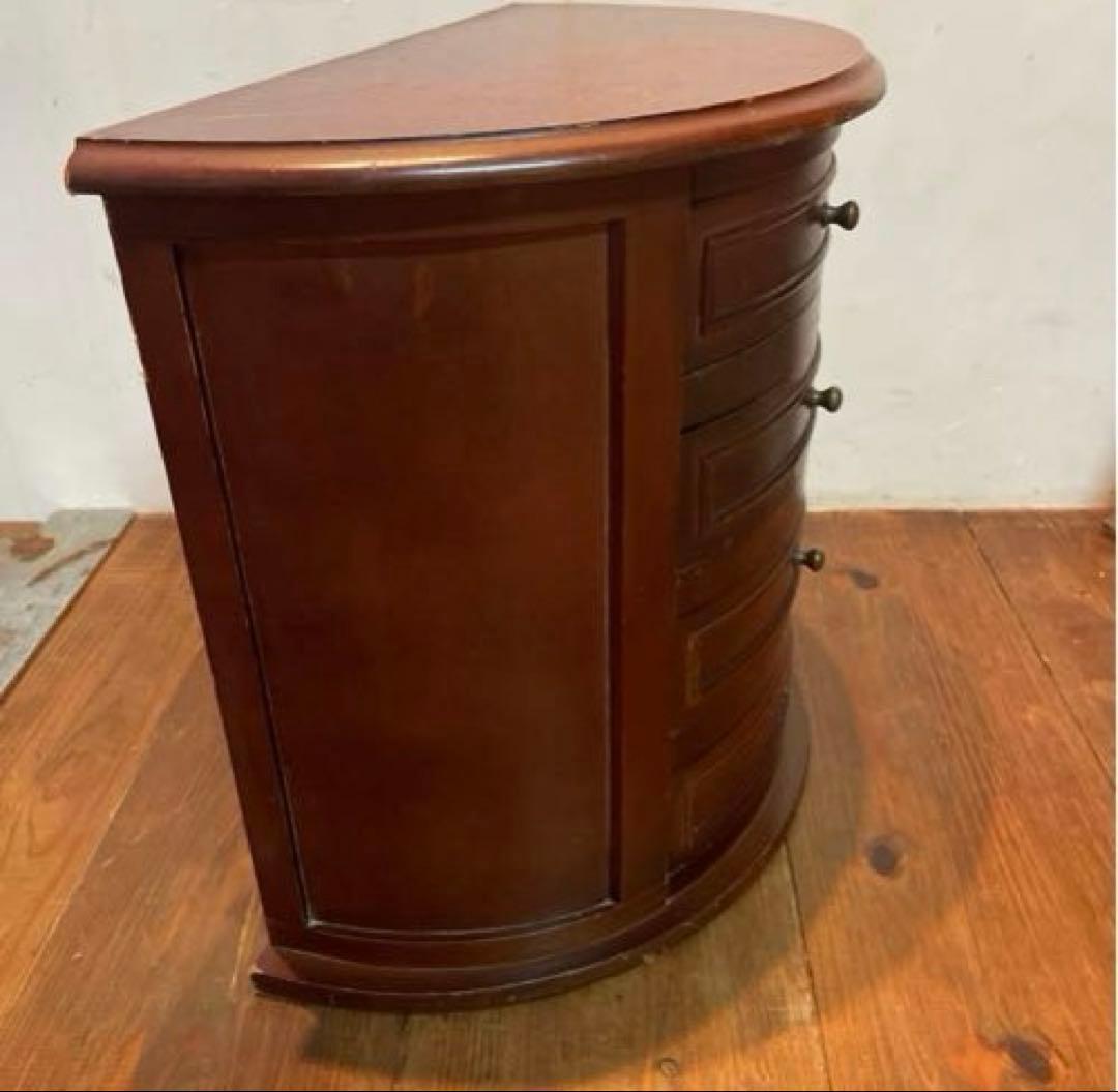 美品　木製　ヴィンテージ　チェスト　棚　アクセサリー　小物　当時物
