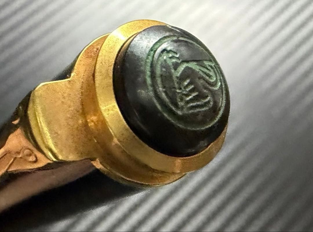 極美品 ペリカン 400 緑縞 F 細字 万年筆