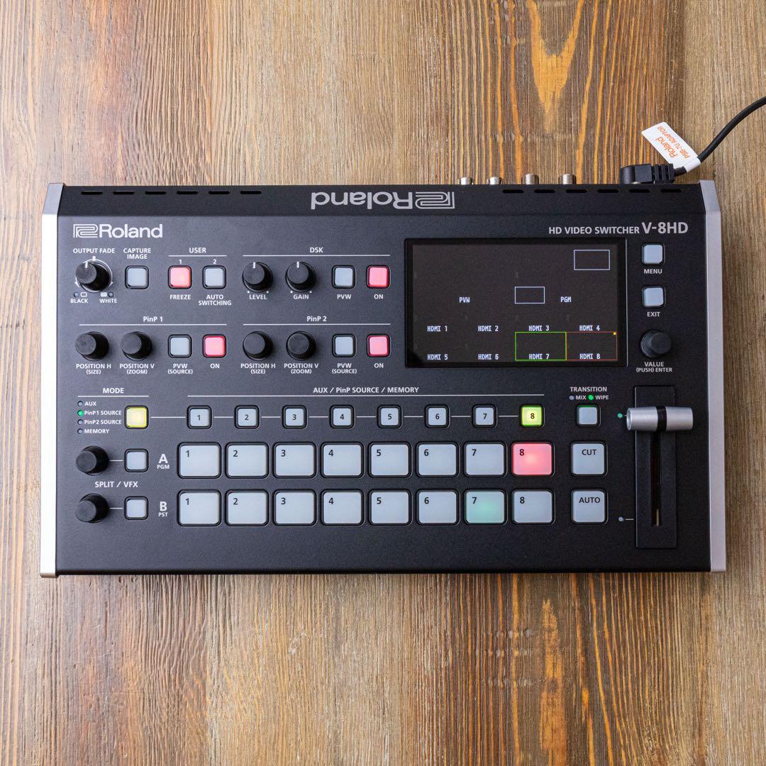 【②美品】Roland V-8HD HDMI 8入力 ビデオスイッチャー 予備機
