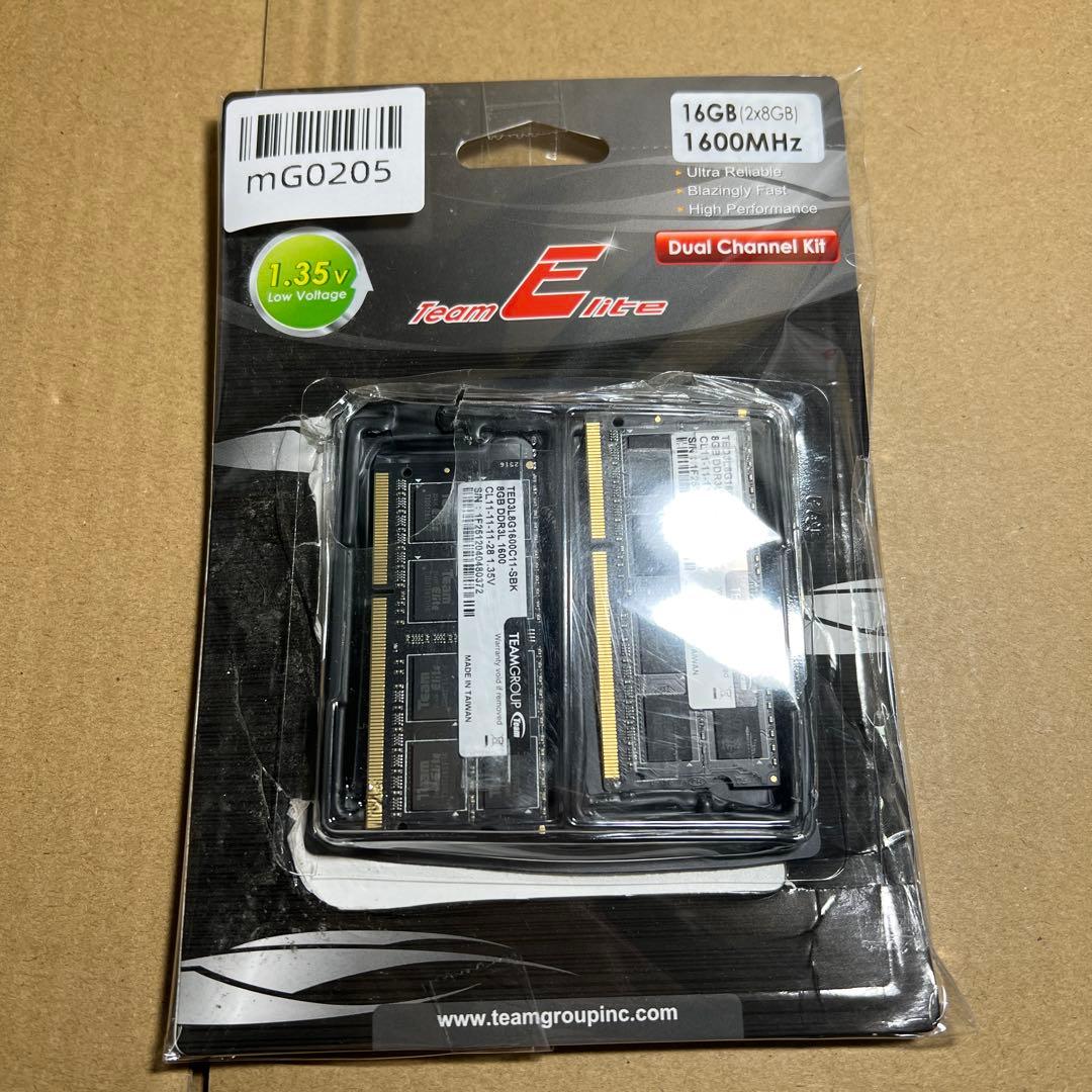 TEAMGROUP Elite 16GB キット (2 x 8GB)